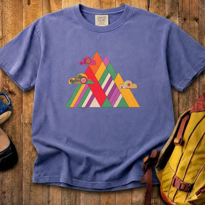 Retro Peaks Cotton T-Shirt