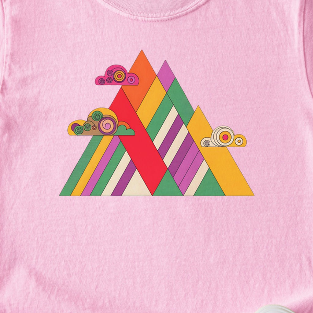 Retro Peaks Kids Cotton T-Shirt