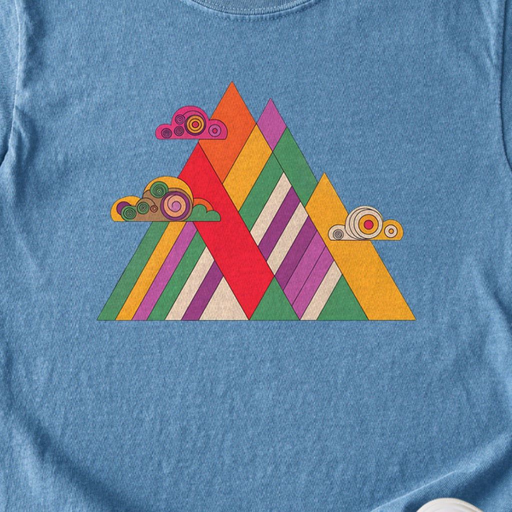 Retro Peaks Kids Cotton T-Shirt