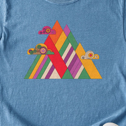 Retro Peaks Kids Cotton T-Shirt