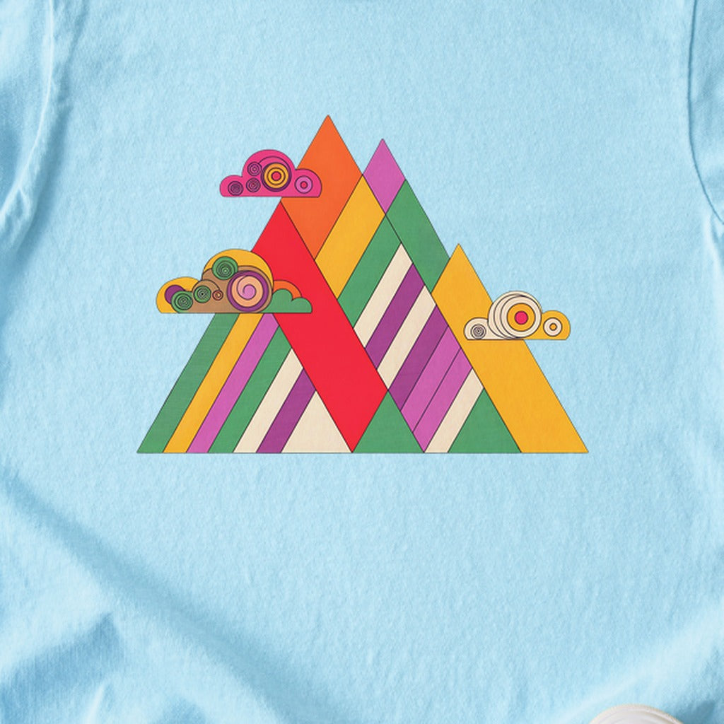 Retro Peaks Kids Cotton T-Shirt