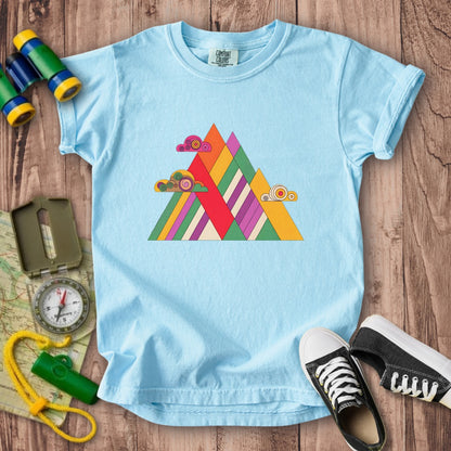 Retro Peaks Kids Cotton T-Shirt