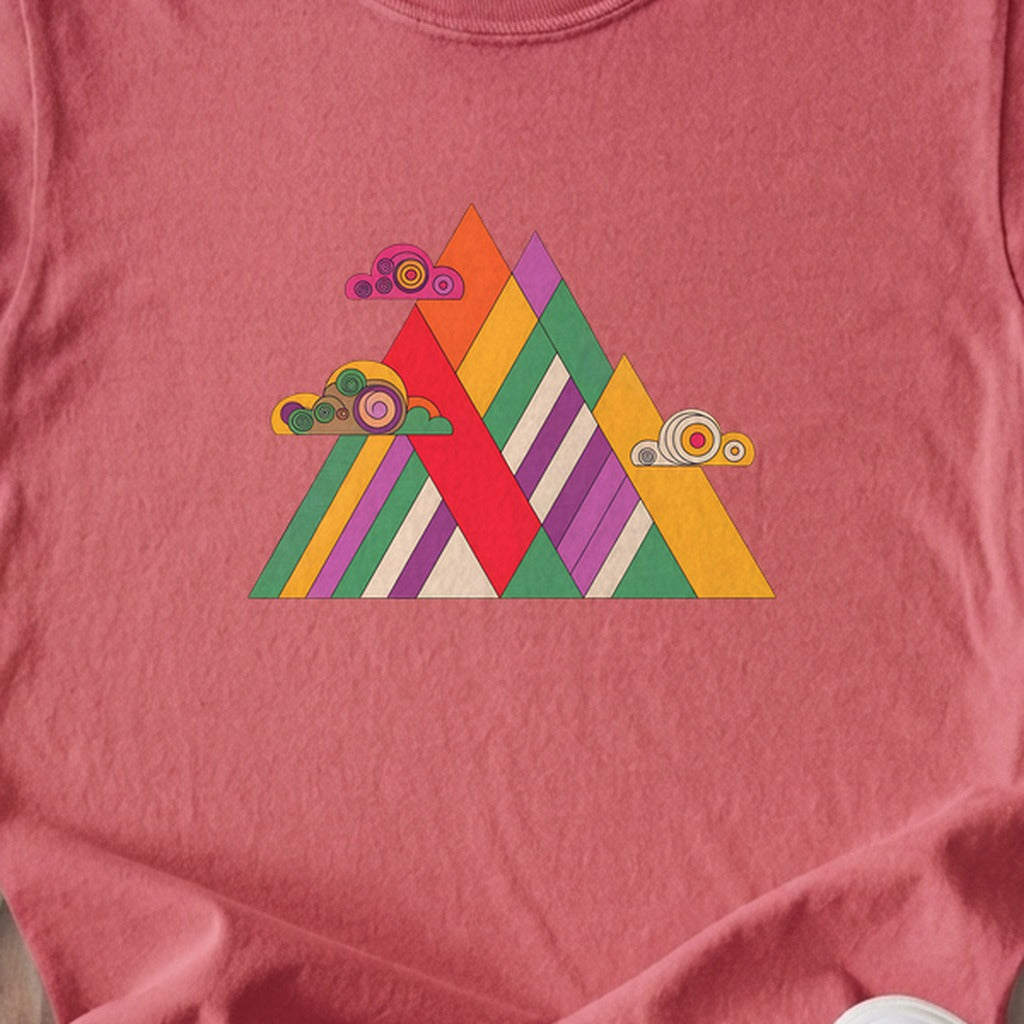 Retro Peaks Kids Cotton T-Shirt