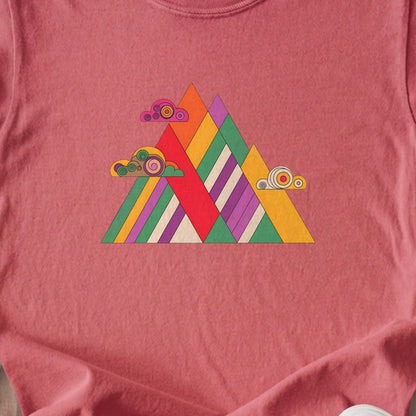 Retro Peaks Kids Cotton T-Shirt