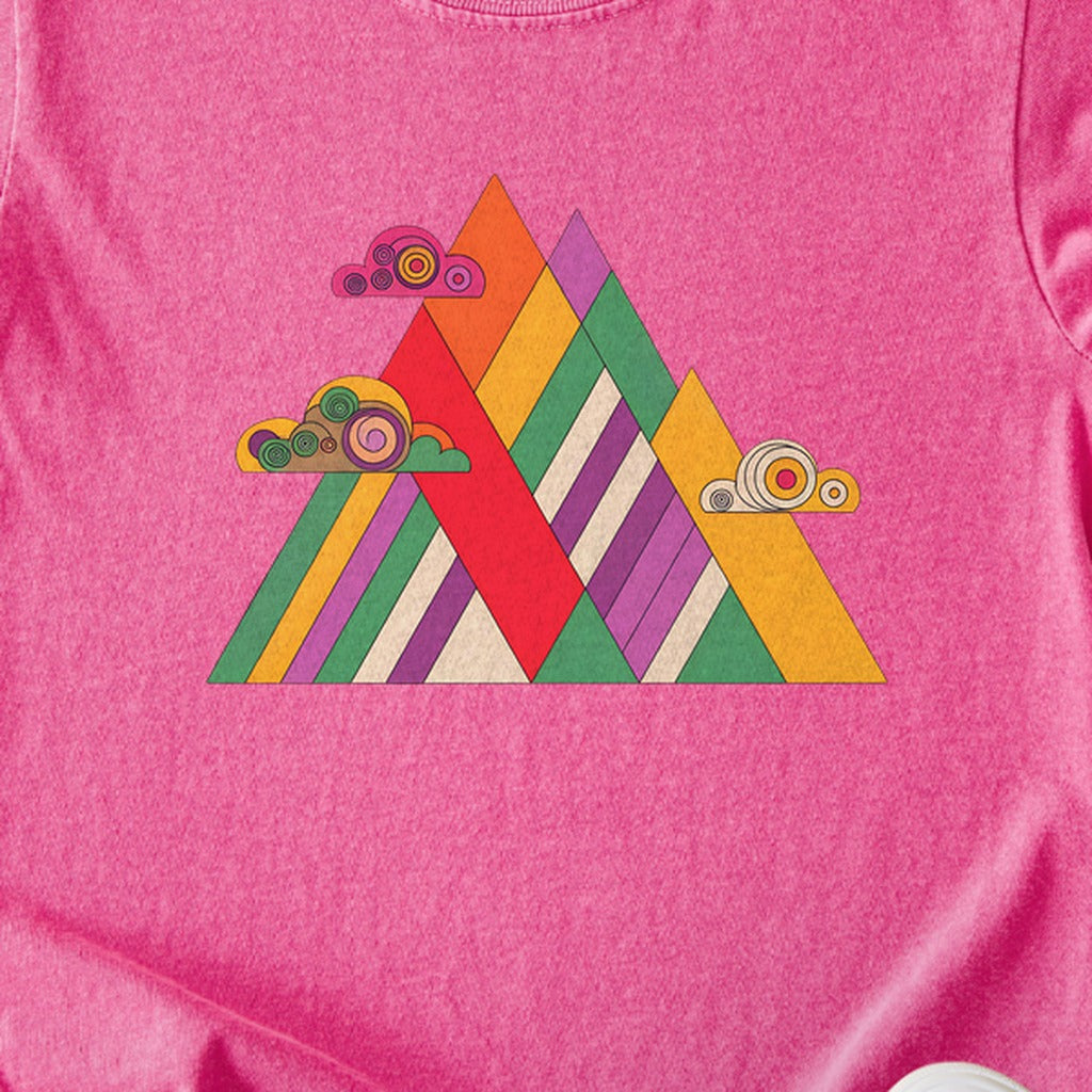 Retro Peaks Kids Cotton T-Shirt