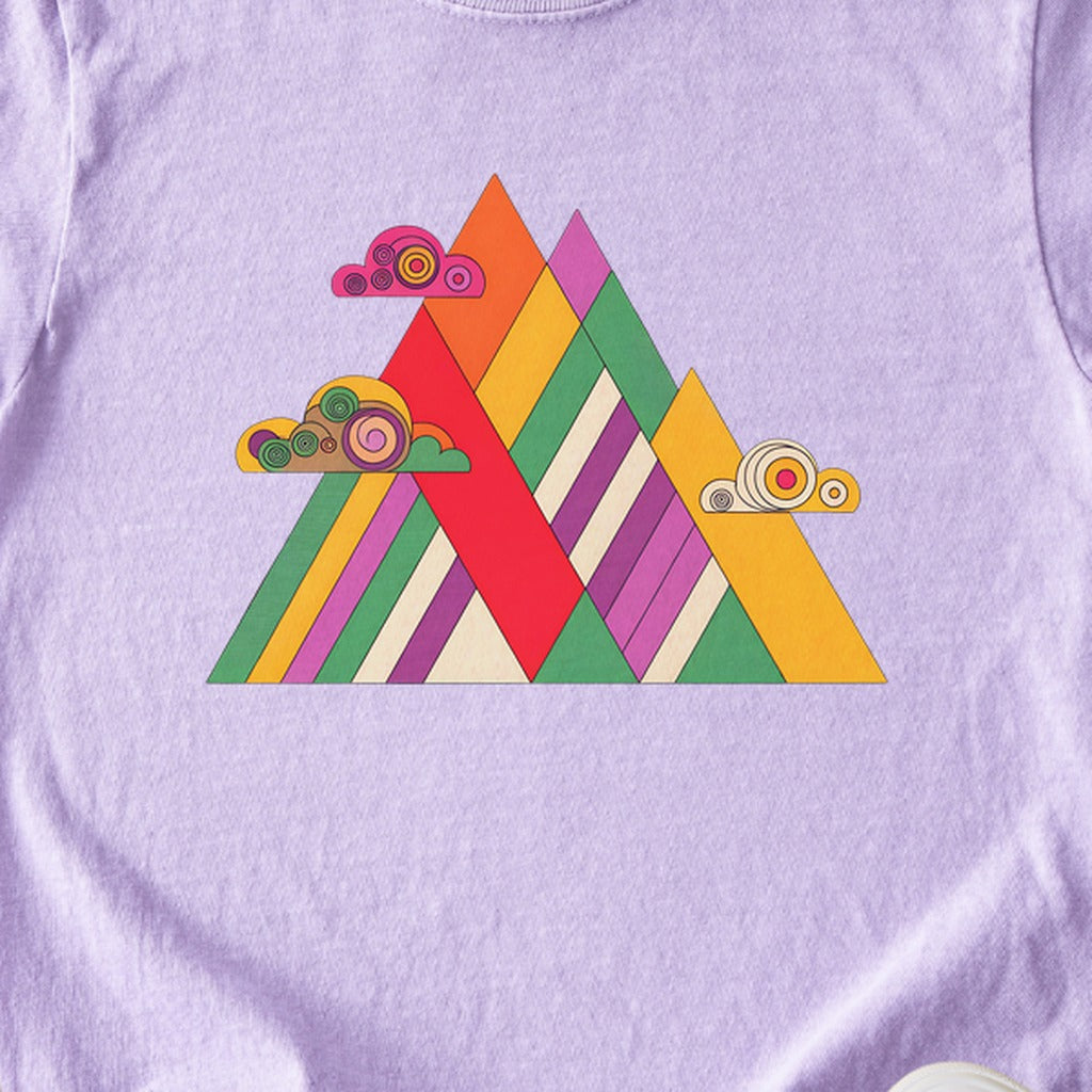 Retro Peaks Kids Cotton T-Shirt