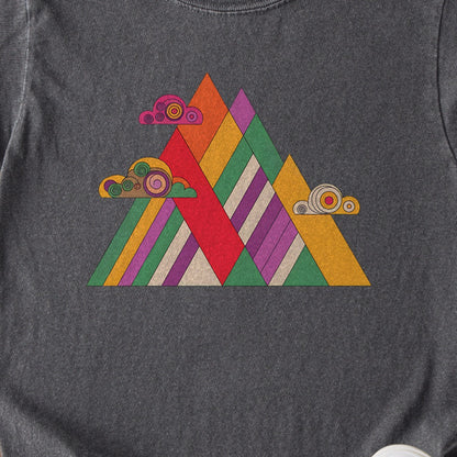 Retro Peaks Kids Cotton T-Shirt