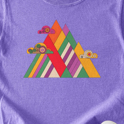 Retro Peaks Kids Cotton T-Shirt