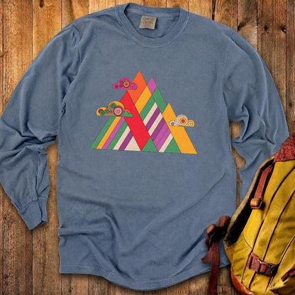 Retro Peaks Cotton Long Sleeve