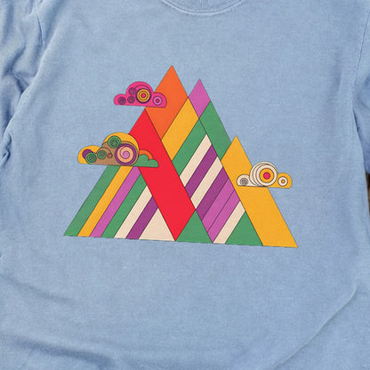 Retro Peaks Cotton Long Sleeve