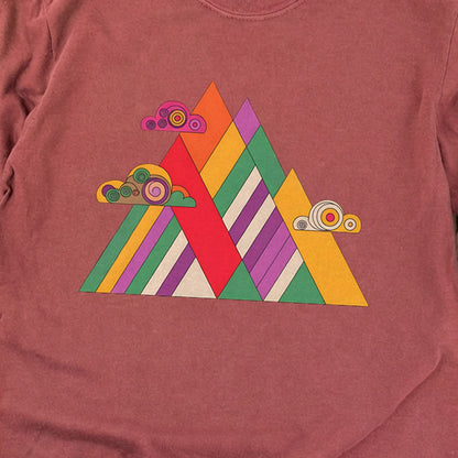 Retro Peaks Cotton Long Sleeve