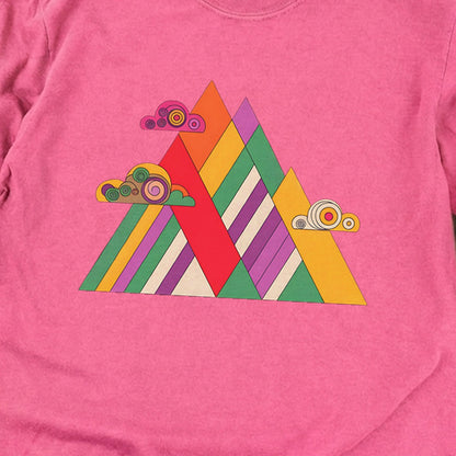 Retro Peaks Cotton Long Sleeve