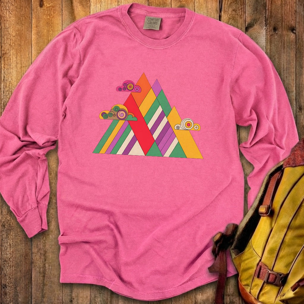 Retro Peaks Cotton Long Sleeve