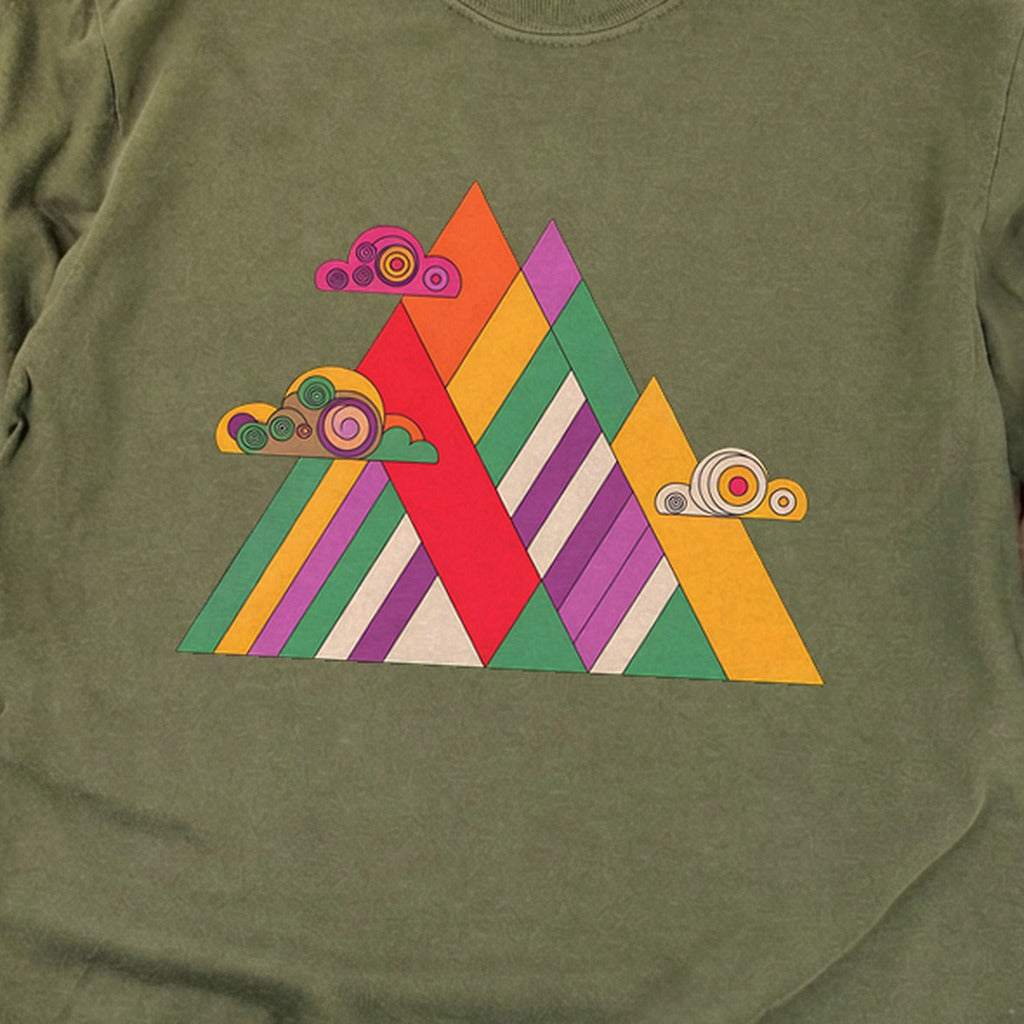 Retro Peaks Cotton Long Sleeve