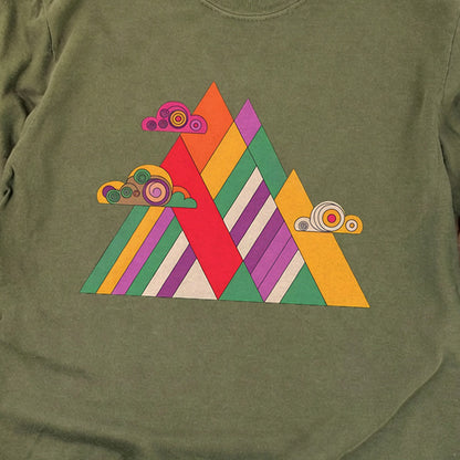 Retro Peaks Cotton Long Sleeve