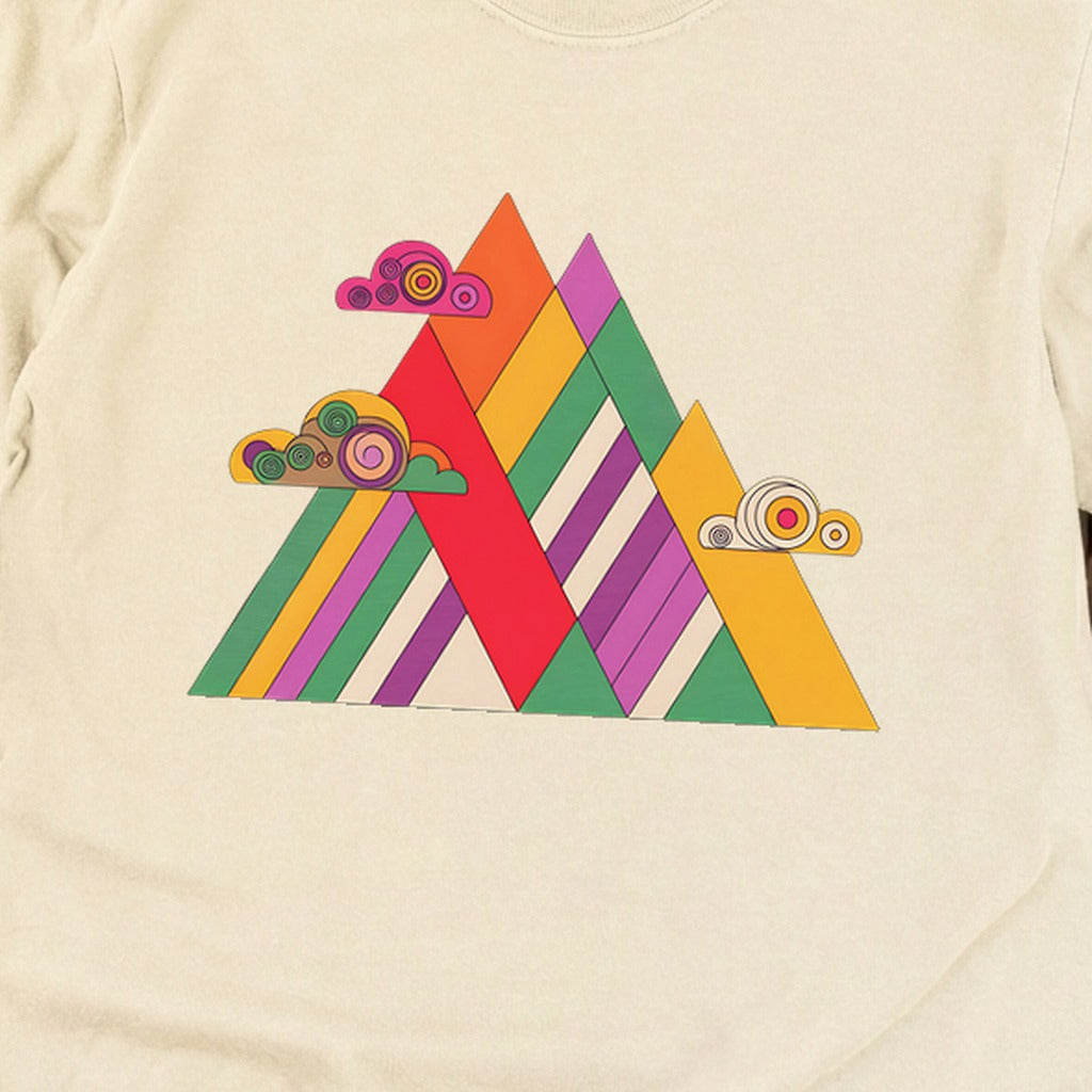 Retro Peaks Cotton Long Sleeve