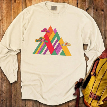 Retro Peaks Cotton Long Sleeve