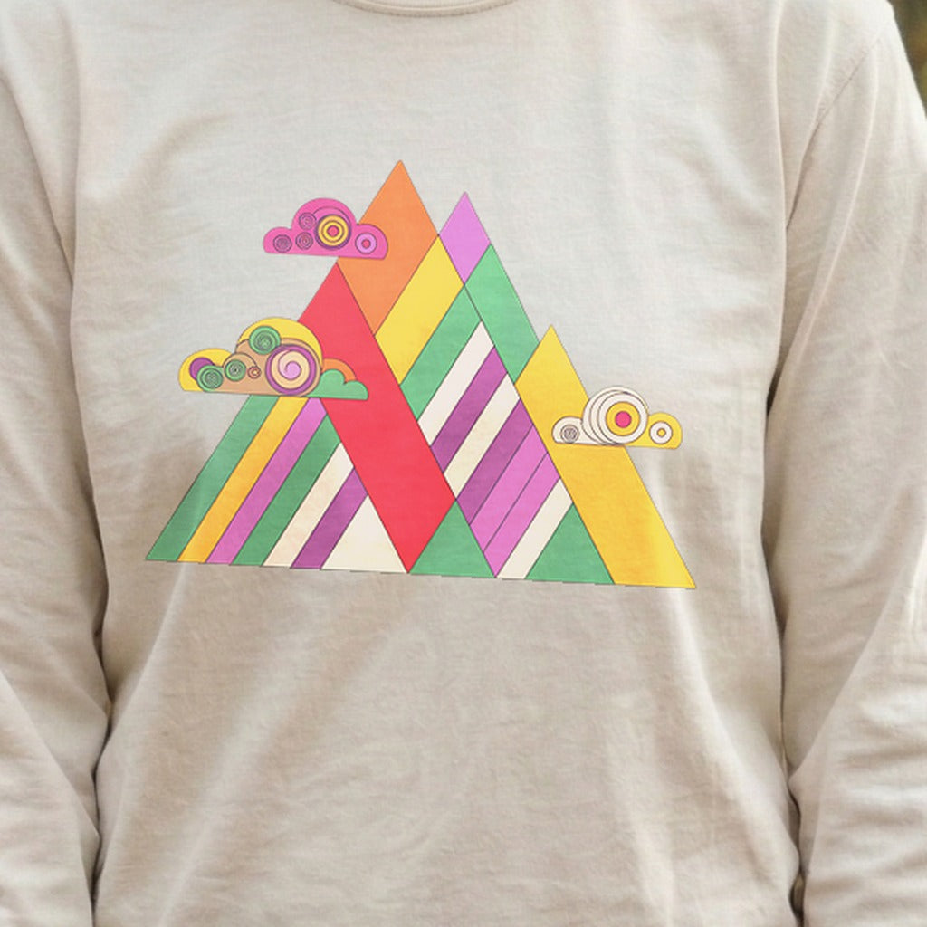 Retro Peaks Cotton Long Sleeve