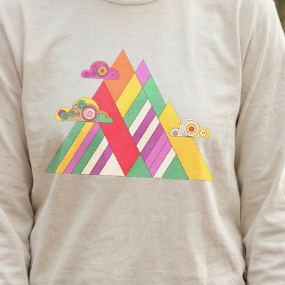 Retro Peaks Cotton Long Sleeve