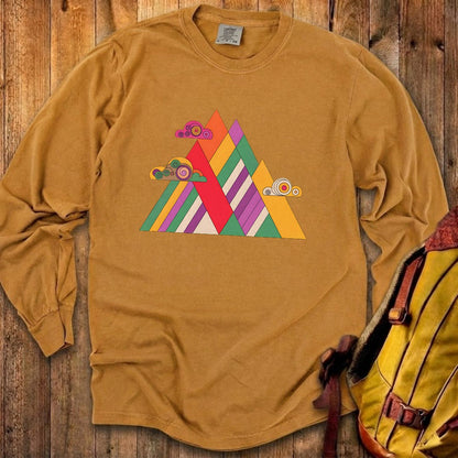 Retro Peaks Cotton Long Sleeve
