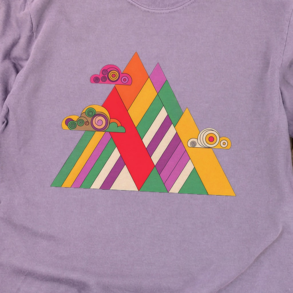 Retro Peaks Cotton Long Sleeve