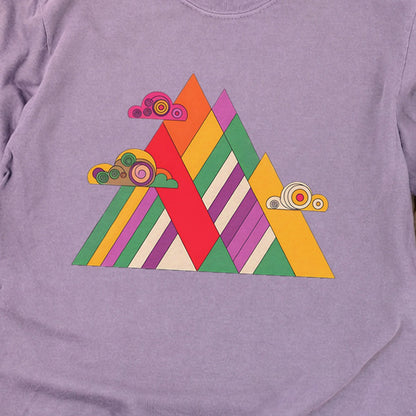 Retro Peaks Cotton Long Sleeve