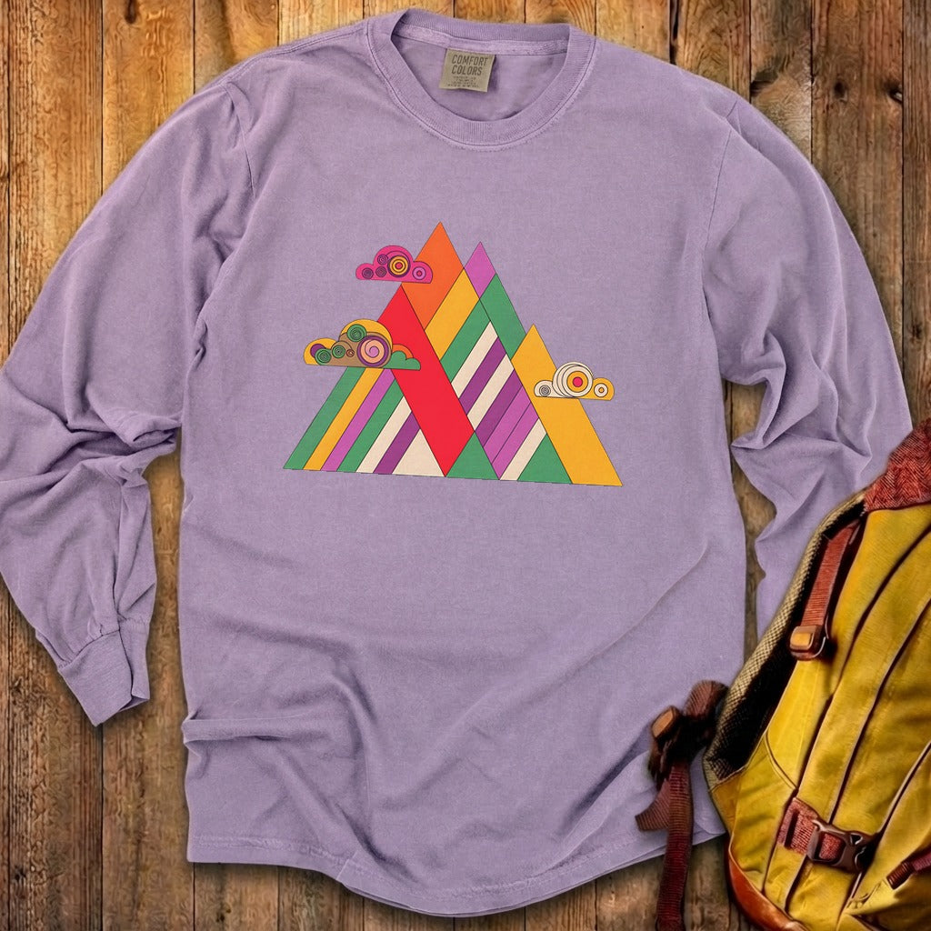 Retro Peaks Cotton Long Sleeve