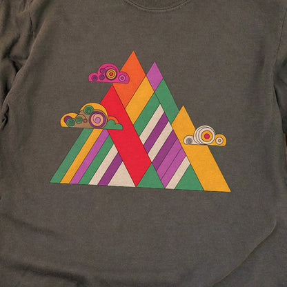 Retro Peaks Cotton Long Sleeve