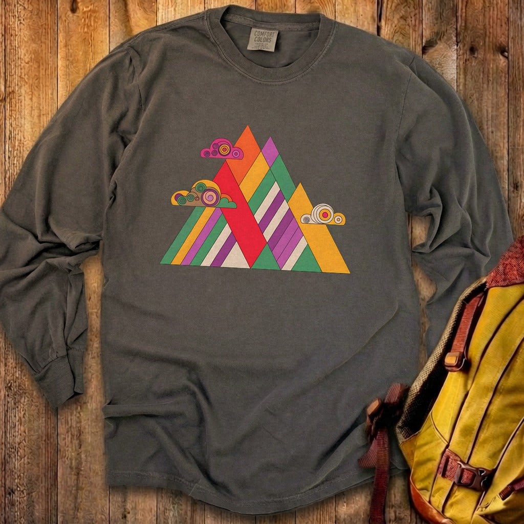 Retro Peaks Cotton Long Sleeve