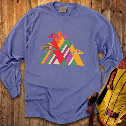 Retro Peaks Cotton Long Sleeve