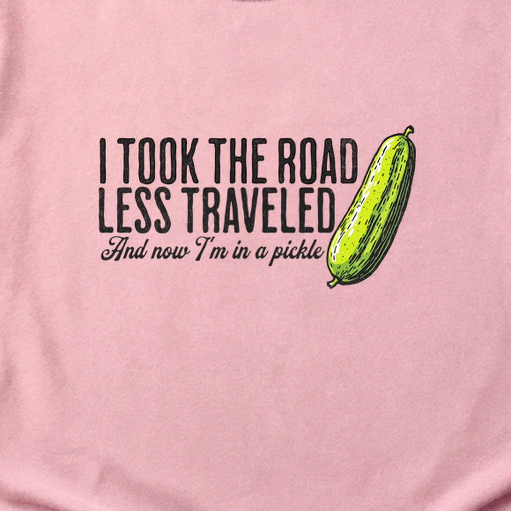 Road Less Traveled Pickle Cotton T-Shirt