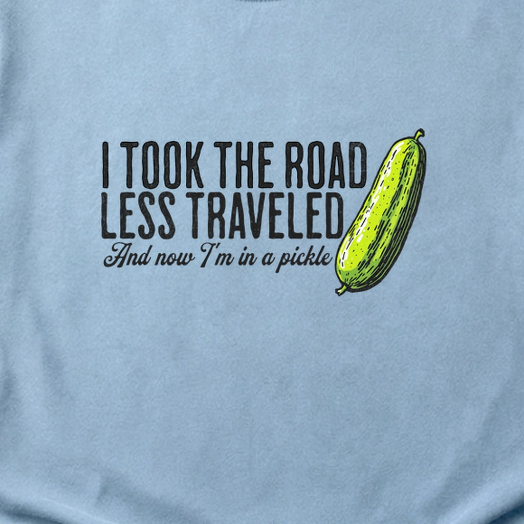 Road Less Traveled Pickle Cotton T-Shirt