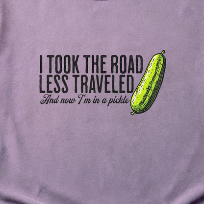 Road Less Traveled Pickle Cotton T-Shirt