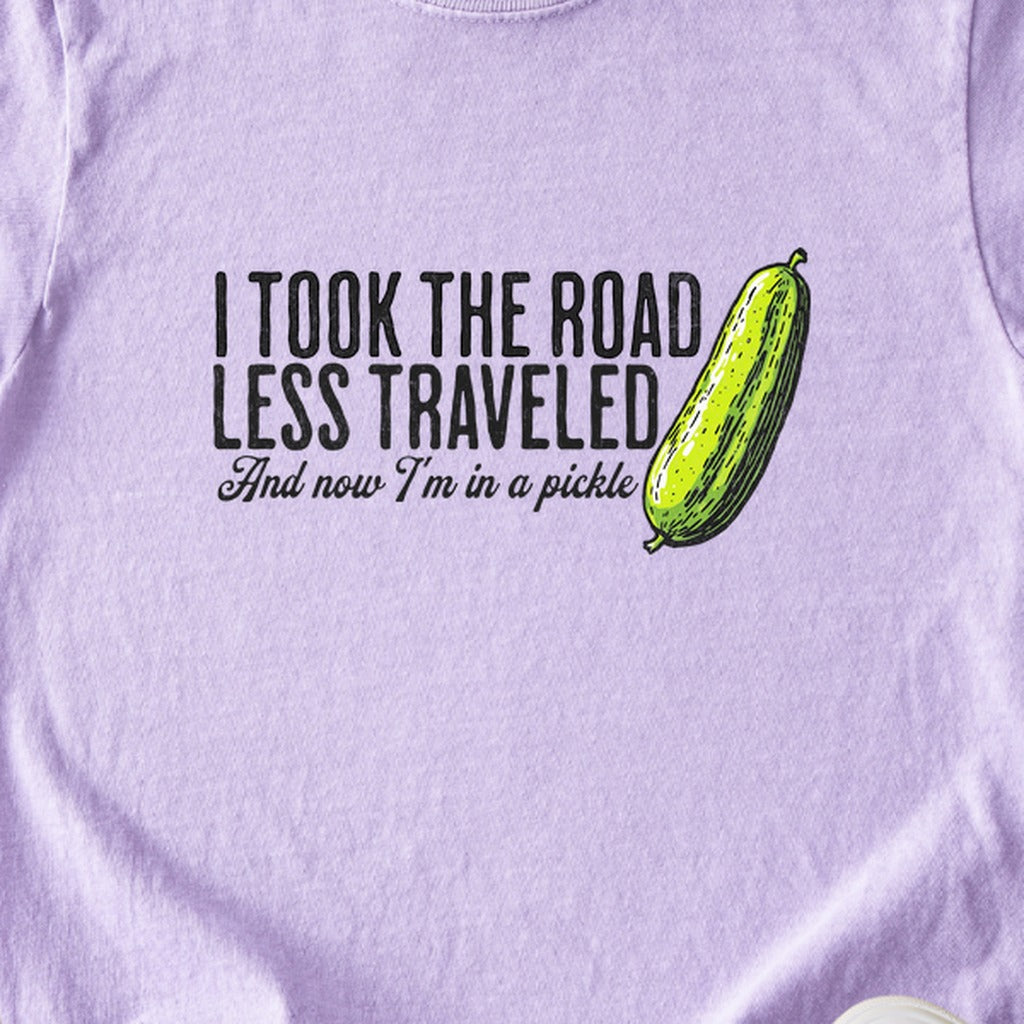 Road Less Traveled Pickle Kids Cotton T-Shirt