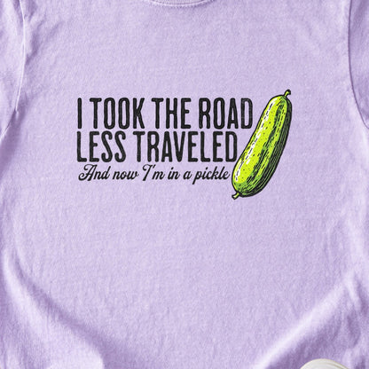 Road Less Traveled Pickle Kids Cotton T-Shirt