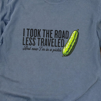 Road Less Traveled Pickle Cotton Long Sleeve