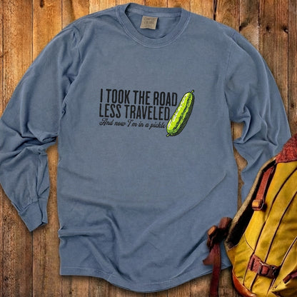 Road Less Traveled Pickle Cotton Long Sleeve