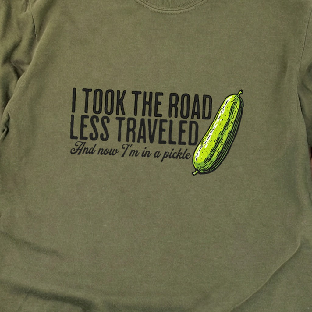 Road Less Traveled Pickle Cotton Long Sleeve