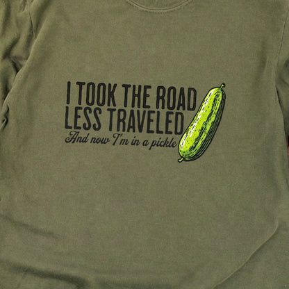 Road Less Traveled Pickle Cotton Long Sleeve