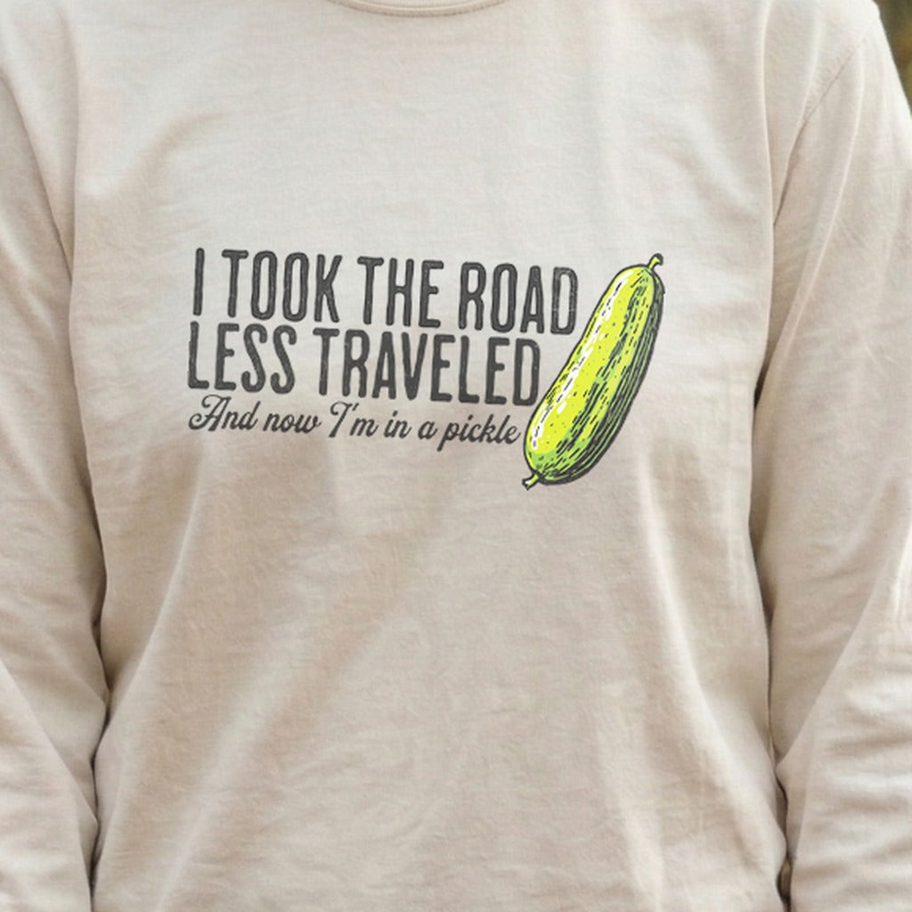 Road Less Traveled Pickle Cotton Long Sleeve