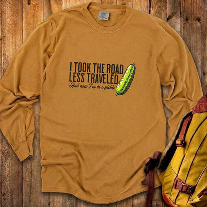 Road Less Traveled Pickle Cotton Long Sleeve