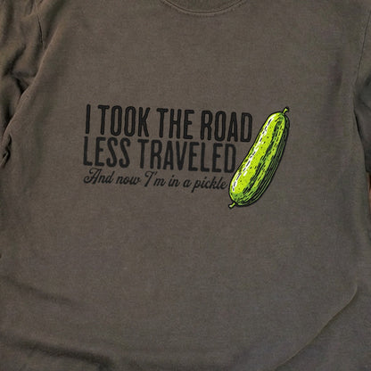 Road Less Traveled Pickle Cotton Long Sleeve