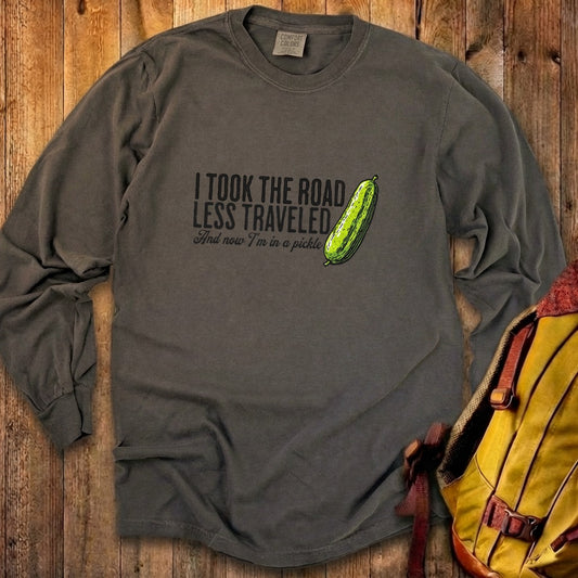 Road Less Traveled Pickle Cotton Long Sleeve