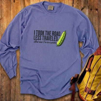 Road Less Traveled Pickle Cotton Long Sleeve