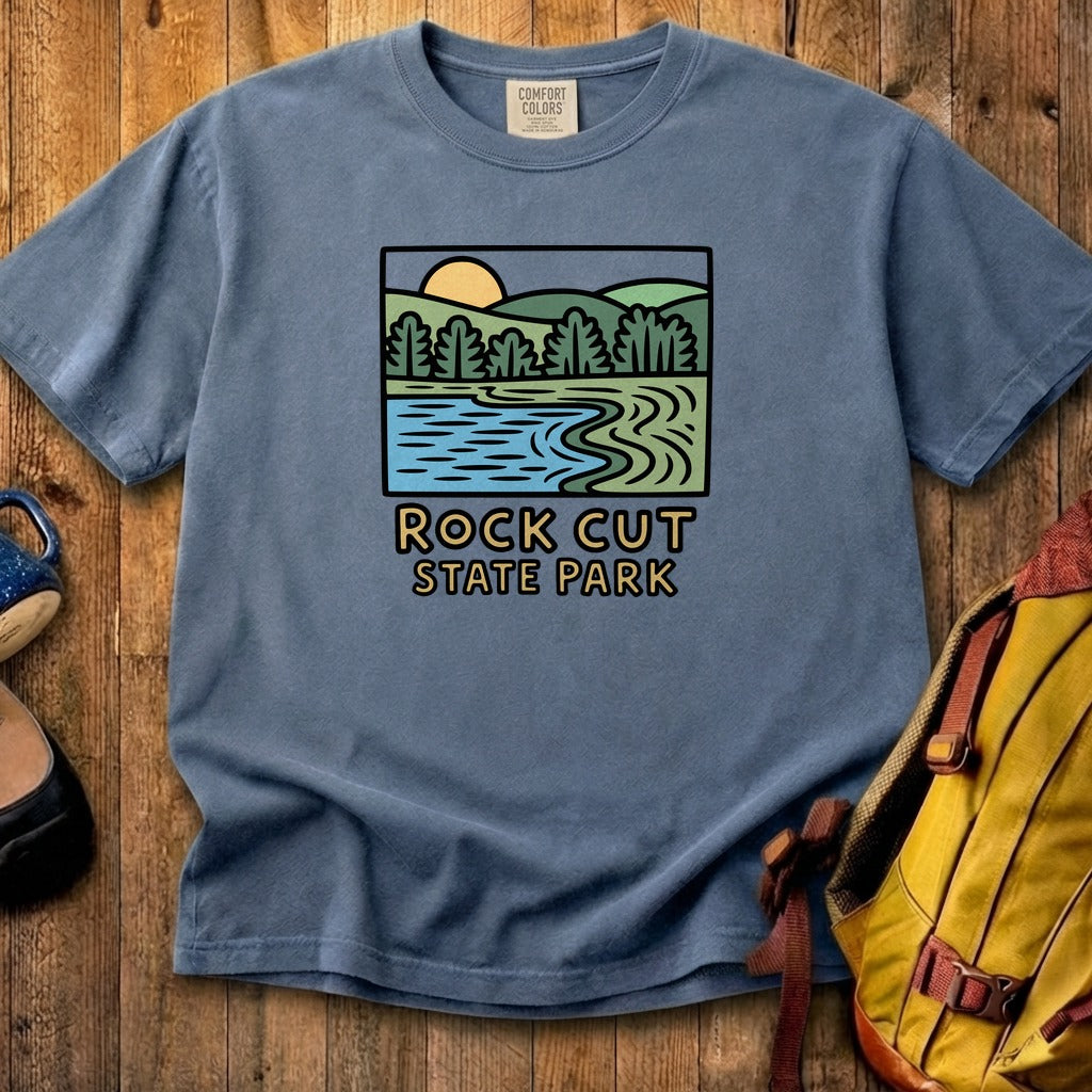 Rock Cut State Park Cotton T-Shirt
