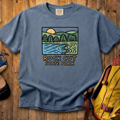 Rock Cut State Park Cotton T-Shirt