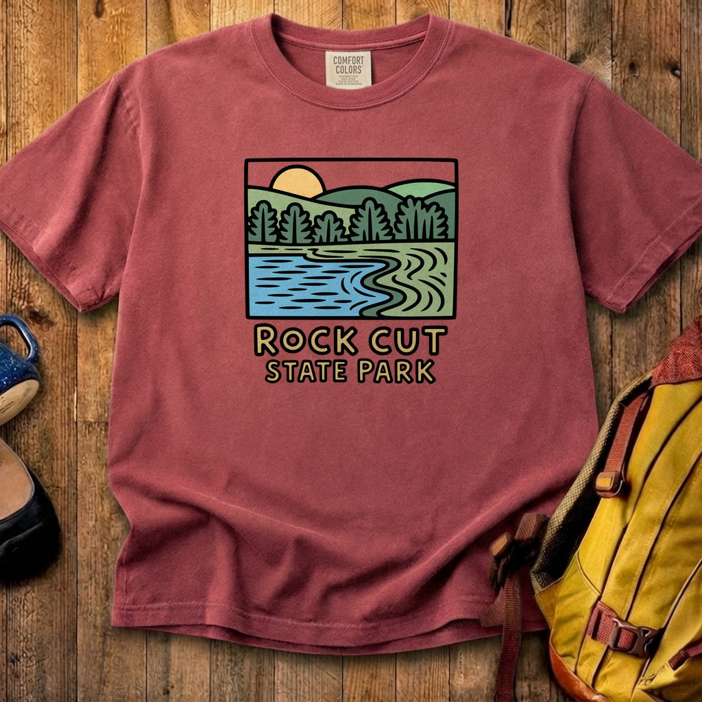 Rock Cut State Park Cotton T-Shirt