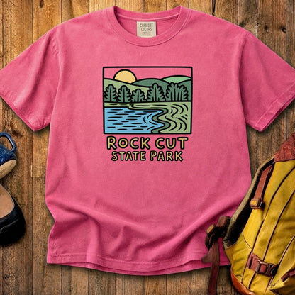 Rock Cut State Park Cotton T-Shirt