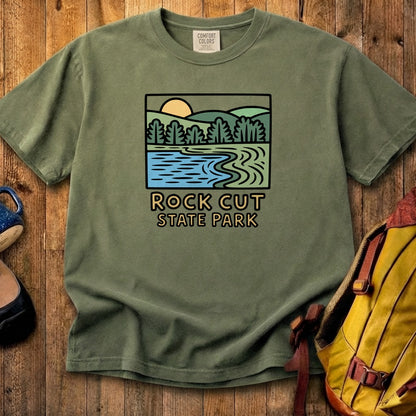 Rock Cut State Park Cotton T-Shirt
