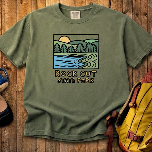 Rock Cut State Park Cotton T-Shirt